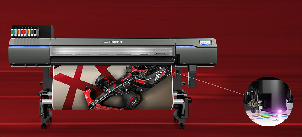 Roland TrueVIS XP-640 mit doppelt gestaffelter Druckkopftechnologie