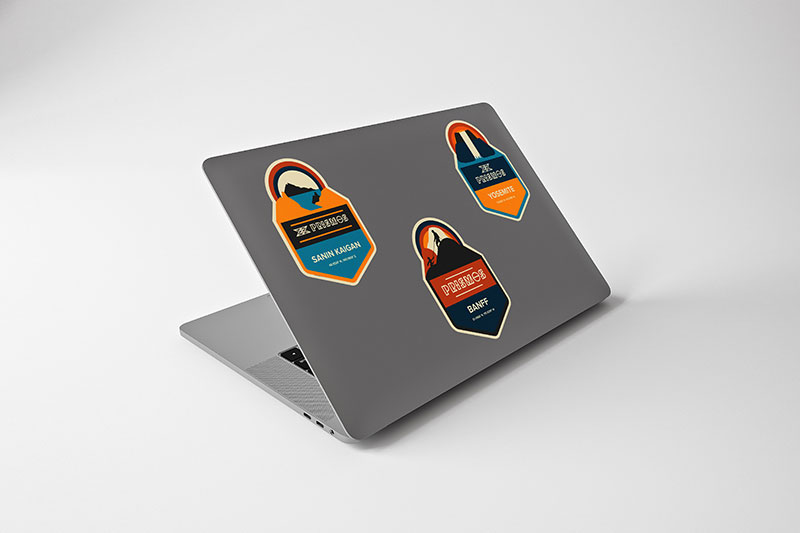 SG3 Application Sticker Laptop