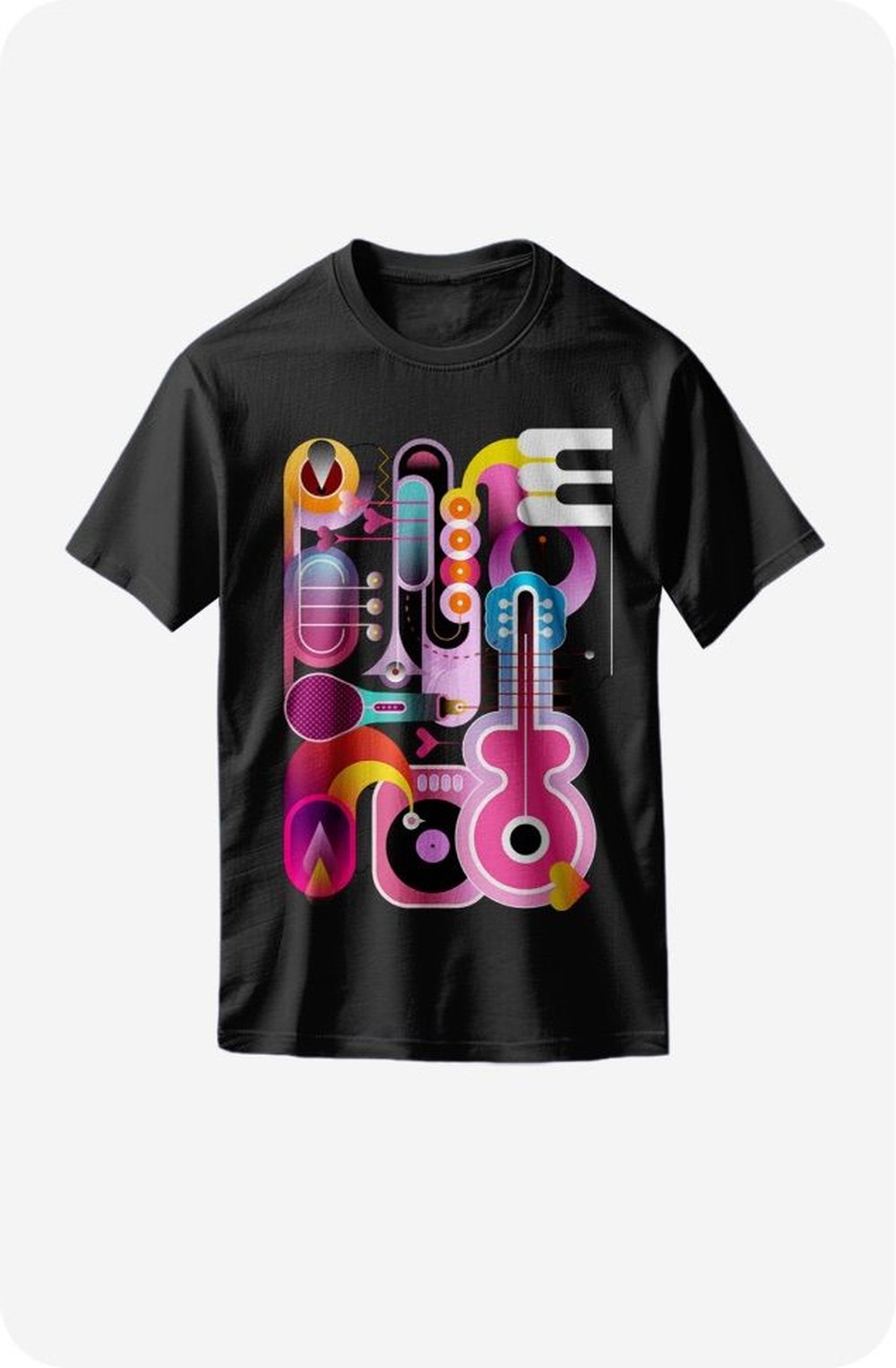 Bedrucktes T-Shirt als DTF-Anwendung des Roland TY-300i
