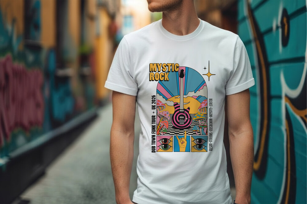 Individuell bedrucktes T-Shirt als DTF-Anwendung des Roland VersaSTUDIO BY2-20