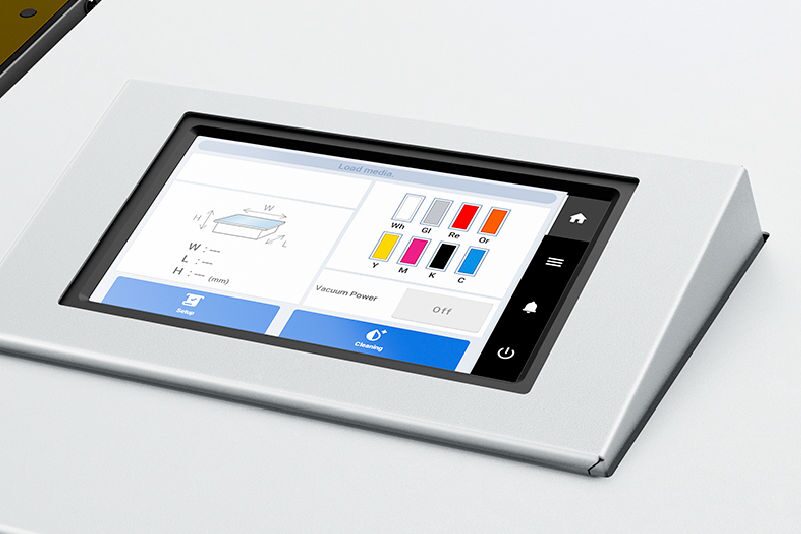 7-Zoll-Touchscreen der Roland VersaOBJECT MO-Serie