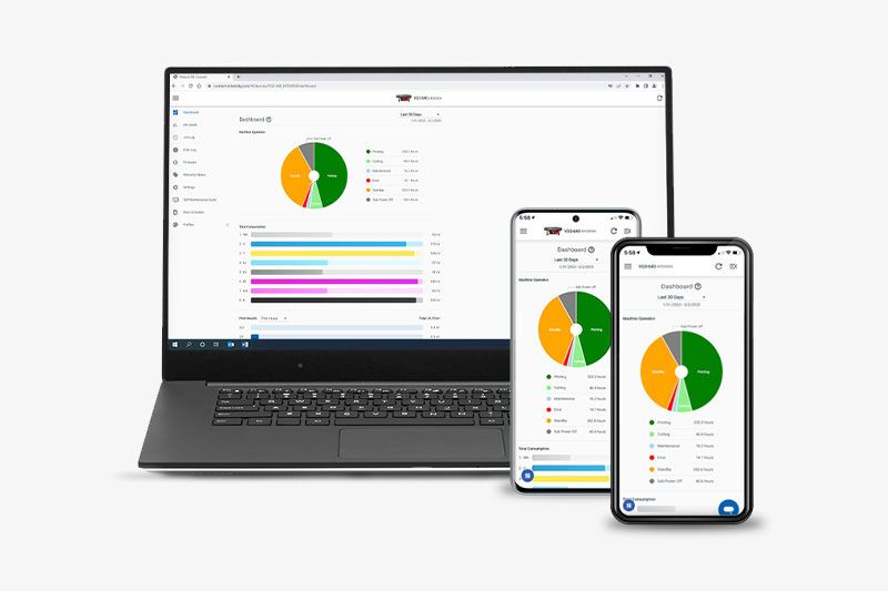 Roland DG Connect App für die Roland VersaOBJECT CO-Serie