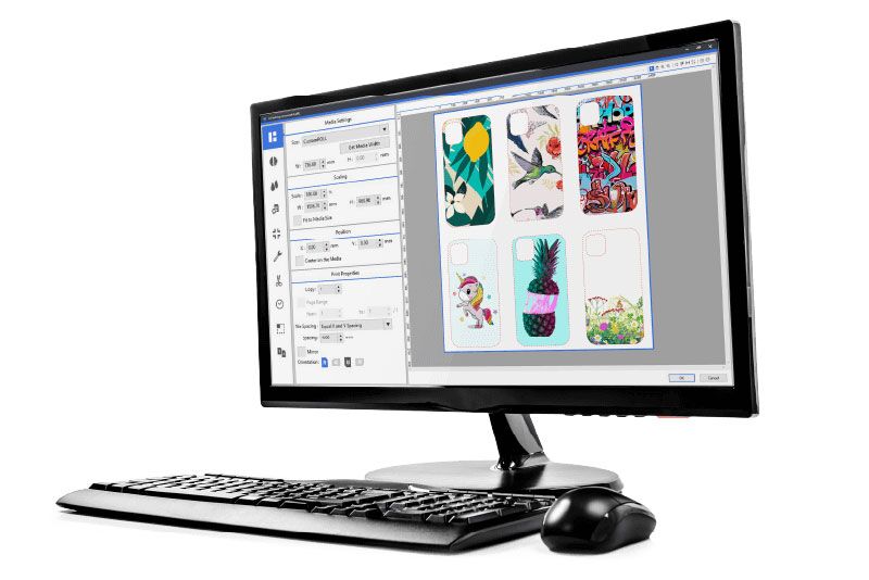 Computer mit VersaWorks 7 RIP-Software für die Roland VersaOBJECT CO-Serie