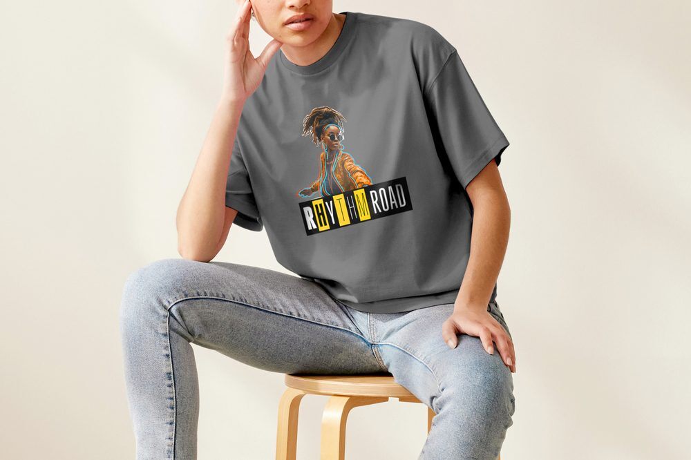 Bedrucktes T-Shirt als Textiltransfer-Anwendung der Roland VersaSTUDIO BN2-Serie