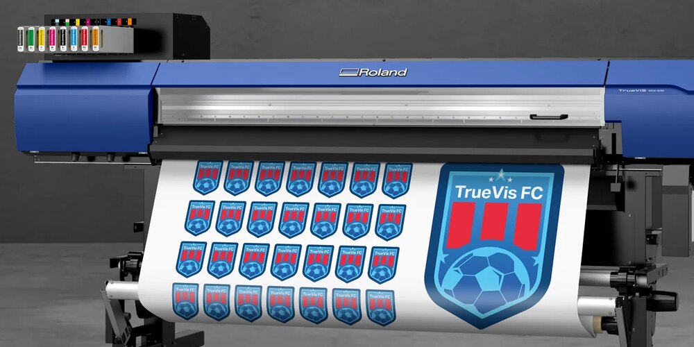Aufwickeleinheit der Roland TrueVIS VG4