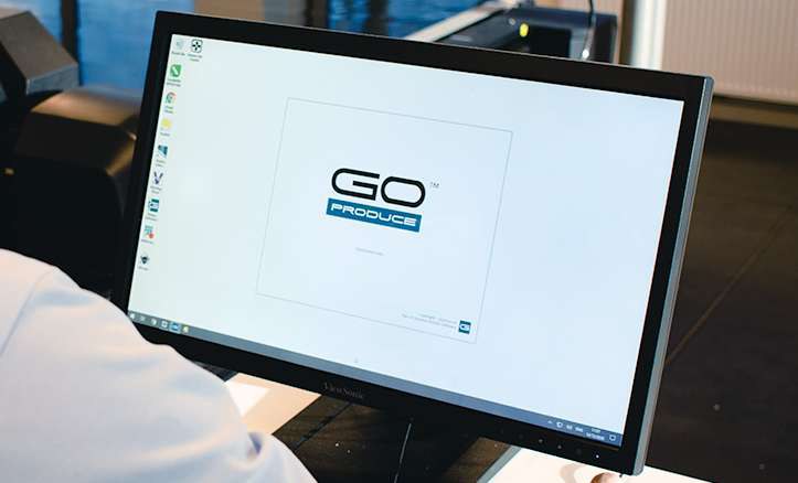Summa GoProduce Flatbed Edition auf einem Produktionsbildschirm