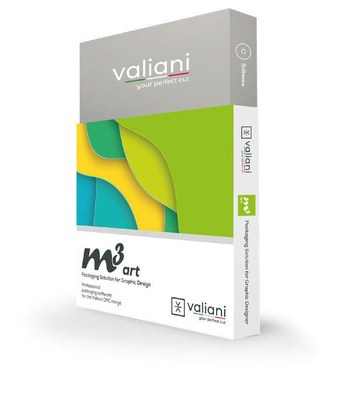 Valiani M3 Art für Verpackungen, Displays und dreidimensionale Entwürfe
