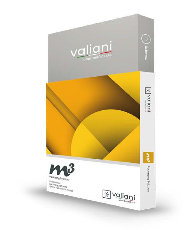 Valiani M3 mit parametrischen Vorlagen für Verpackungskonstruktionen