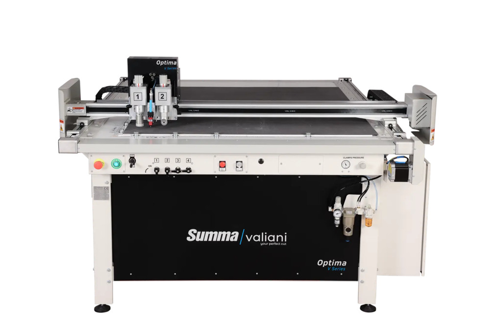 Summa V-Serie Optima Flachbett-Schneideplotter mit zwei Werkzeugköpfen