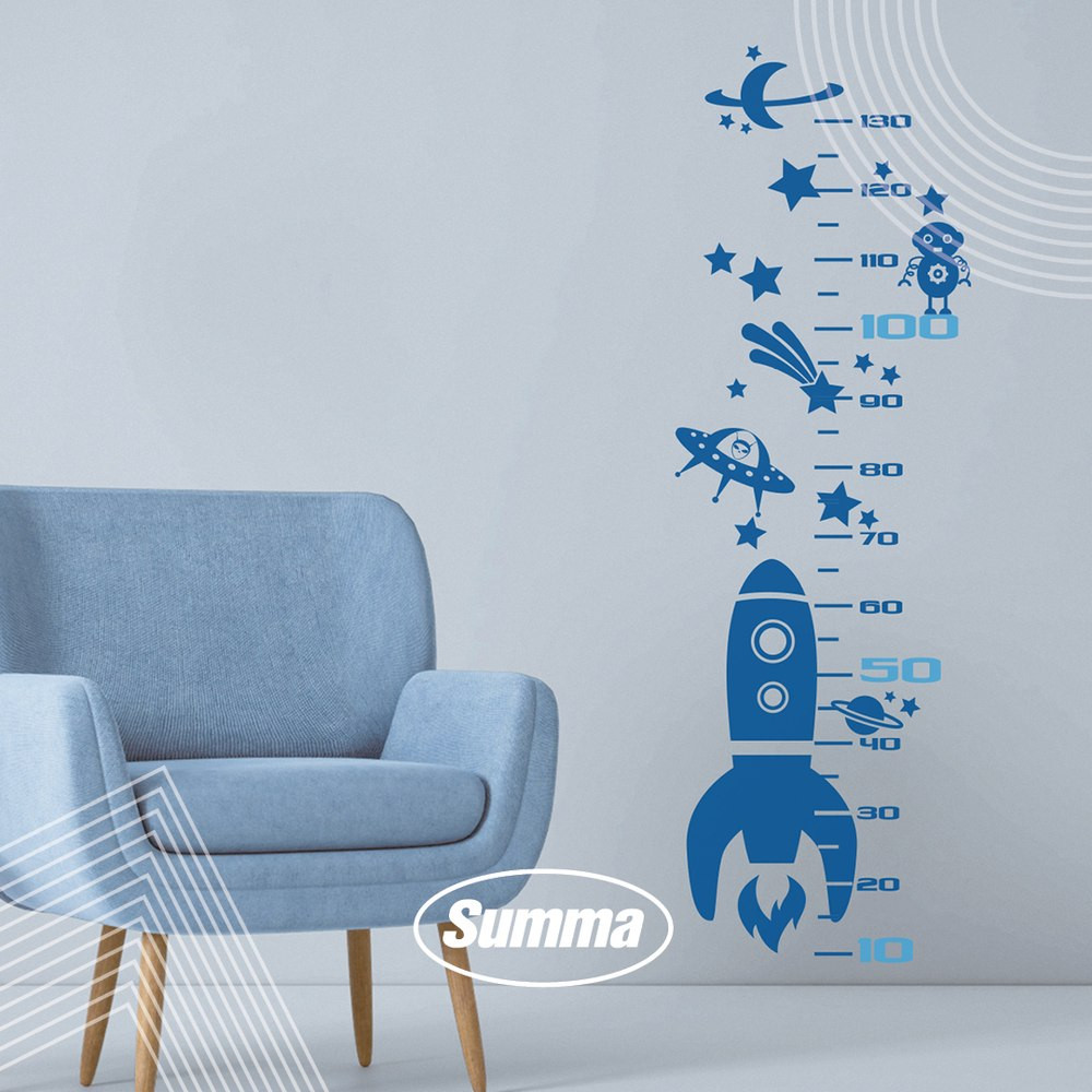Dekorative Wandmotive aus geschnittener Folie für Innenräume