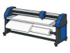 Rollenschneider mit Führungsleiste und Rollenmaterial