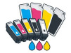 Tintenkartuschen und Pouches für Digitaldrucksysteme